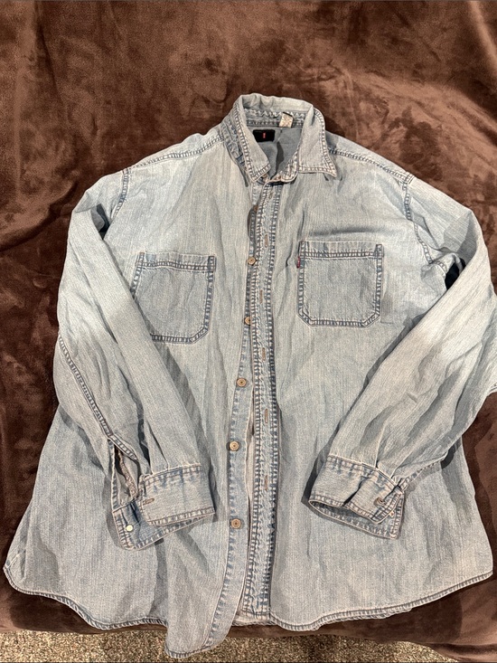 Levi's Other - Levi's Light Blue Denim Shirt with Red Tag